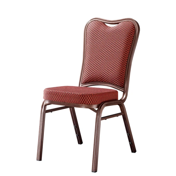 Harmonious Color Matching Ballroom Chair Aluminum Dining Room Stacking Chair YD-095 1