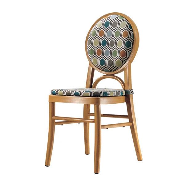 Coffee Shop Metal Wodden Chair YD-1007 1