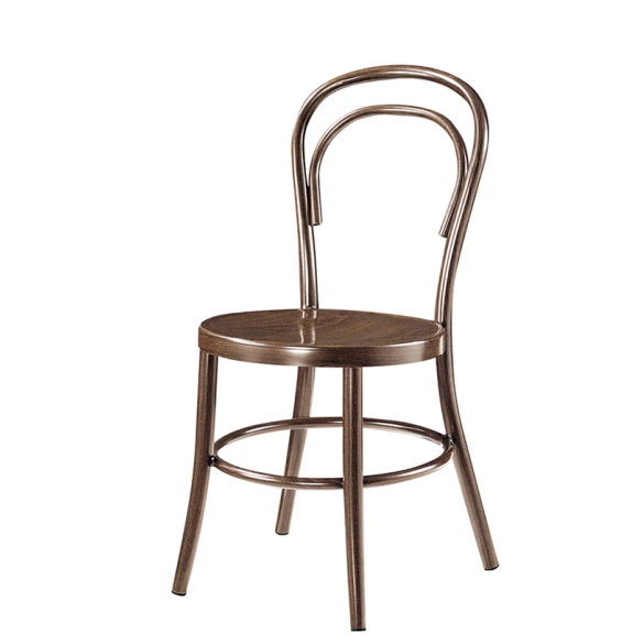 Leather Seat Coffee Shop Chair Aluminum Event Party Chair YD-1006 1