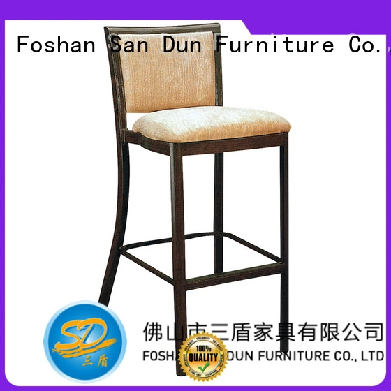 Wholesale metal silver leather bar stools San Dun Brand 1