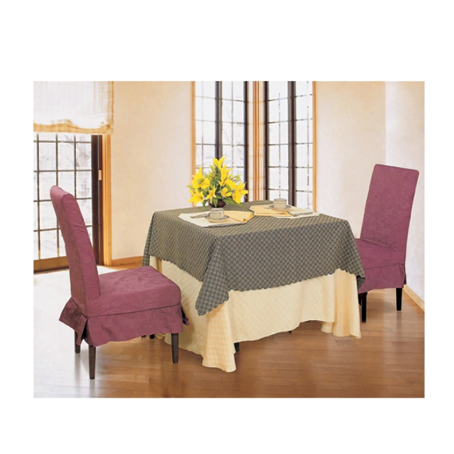 VIOLET MODERN DESIGN TABLE CLOTH AND CHAIR COVERS LT-056 1