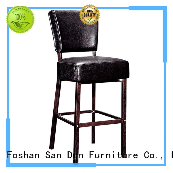 Hot stool leather bar stools banquet restaurant San Dun Brand 1