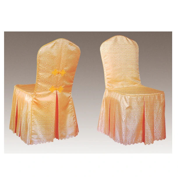 NEW DESIGN POLYESTER JACQUARD BOWKNOT CHAIR COVER FOR BANQUET Y-064 1