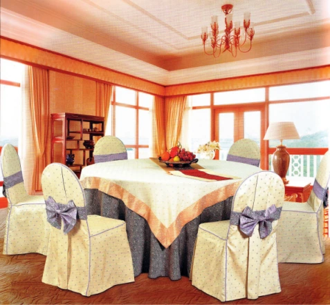 100%  POLYESTER HOTEL WEDDING JACQUARD CHAIR COVER Y-070 1
