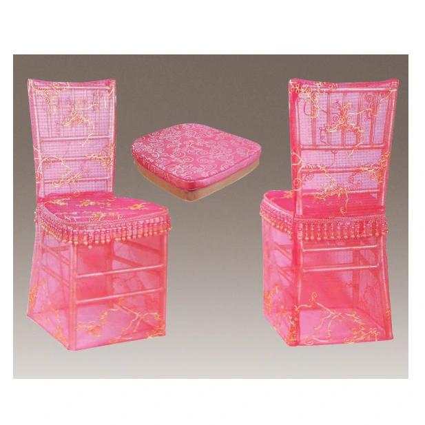WEDDING CHIAVARI CHAIR COVER SILK HOTEL WEDDING DECORATIONS Y-071 1