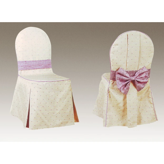 JACQUARD TABLE LINEN HOTEL CHAIR COVER Y-090 1