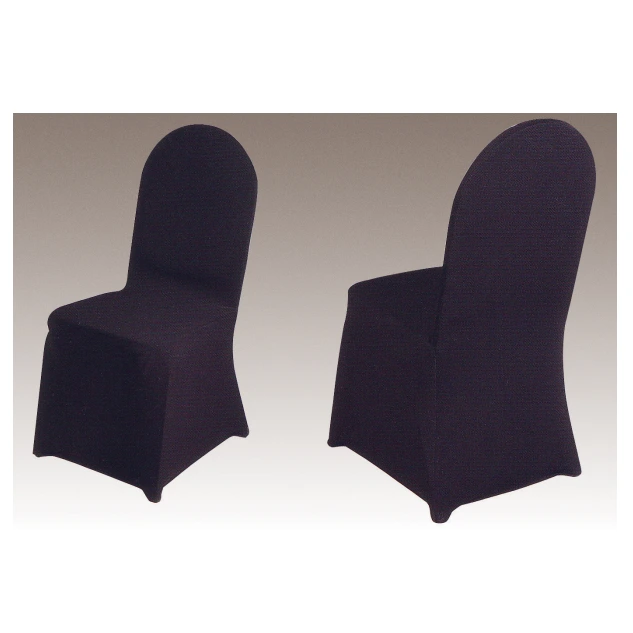 BLACK WRINKLE HOTEL DECORATIONS BANQUET CONFERENCE MEETING SPANDEX CHAIR COVER Y-106 1