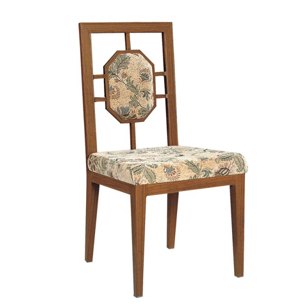 MESS HALL FABRIC  IMITATION WOODEN CHAIR YA-025 1