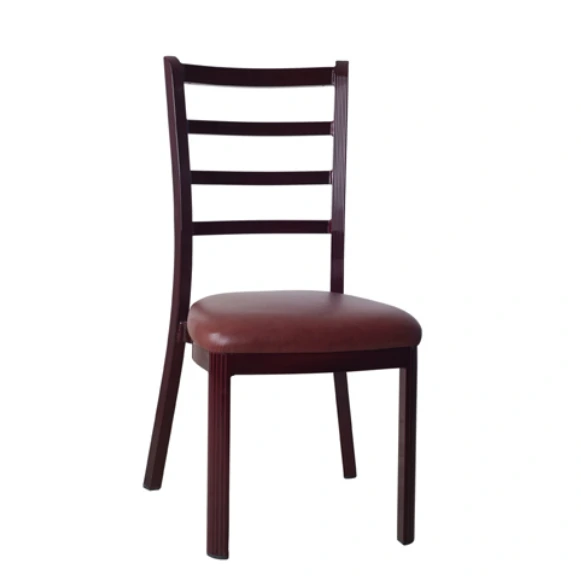 VIP ROOM VELVET UPHOLSTERED IMITATION WOODEN CHAIR YA-027 1