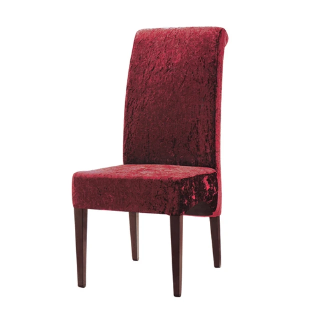 RED VELVET COCKTAIL PARTY CHAIRS METAL WOOD CHAIR YA-038 1