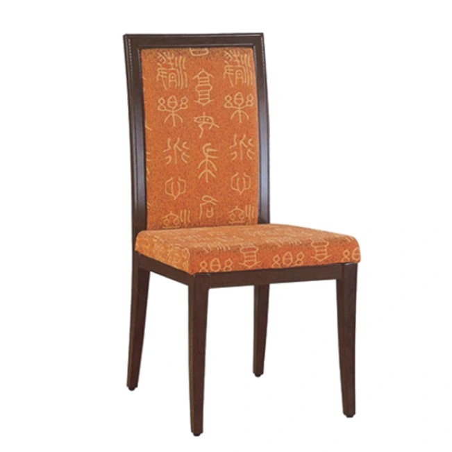 IMITATION WOOD METAL CHAIR FOR HOTEL BLACK-TIE PARTY YA-048 1