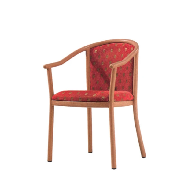 LUNCHROOM WOODEN METAL CHAIR YA-057 1