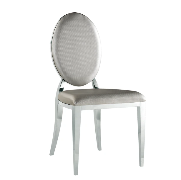 ROUND BACK STAINLESS STEEL WOODEN CHAIR FOR HOTEL RESTAURANT   YA-082 1