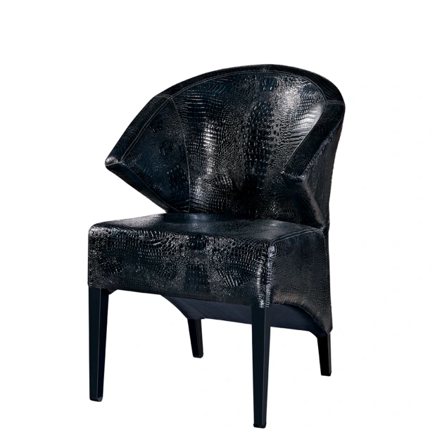BLACK LEATHER CAFE FURNITURE STEEL WOODEN CAFE CHAIR YA-090 1