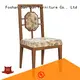ya092 wooden chair with fabric seat China restaurant San Dun 1
