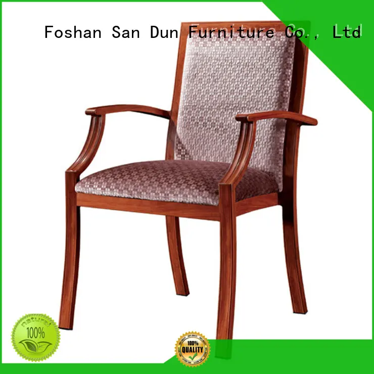 shape wooden chair with cushion antidirty wedding San Dun 1