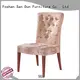 San Dun ladder back wooden chair with fabric seat furniture hotel 1