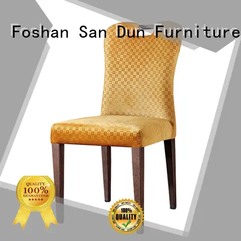 ya014 wooden chair with fabric seat design dining San Dun 1