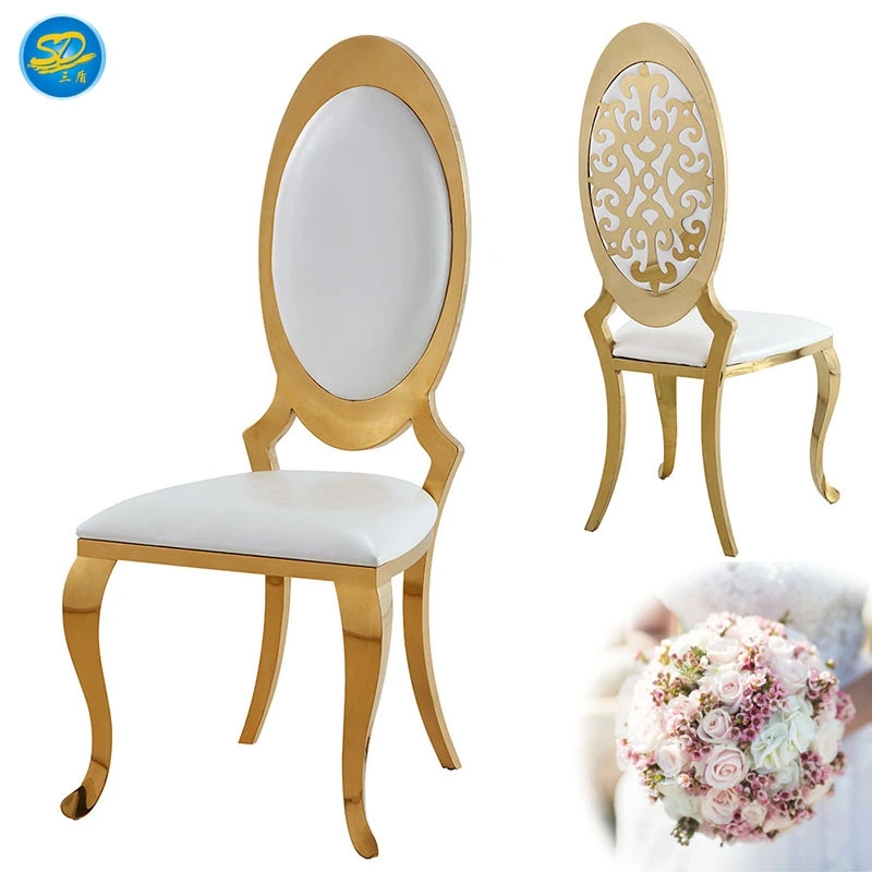 LUXURY WEDDING PARTY STAINLESS STEEL CHAIR YS-002 1