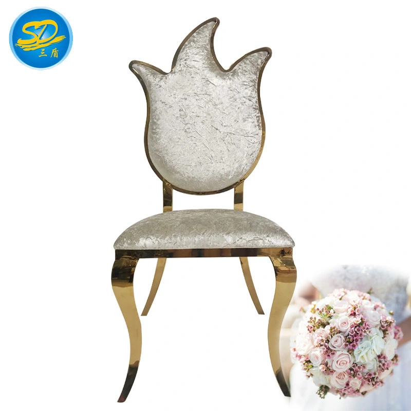 FLAME DESIGN HOTEL BALLROOM BANQUET STAINLESS STEEL CHAIR YS-008 1