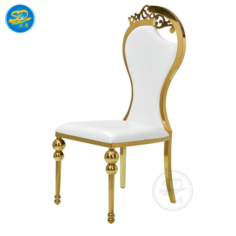 BRIDE AND BRIDEGROOM CHAIR STAINLESS STEEL WEDDING PARTY CHAIR YS-022 1