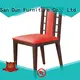 unique wood and upholstered dining chairs furniture for hotel San Dun 1