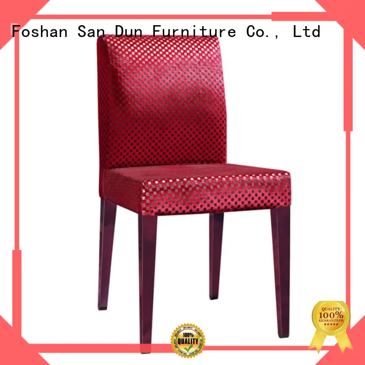 San Dun velvet wooden dinner chairs hotel for wedding 1