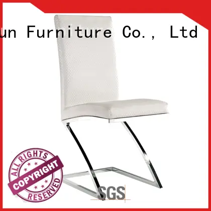 ladder back wooden chair with fabric seat China for restaurant 1