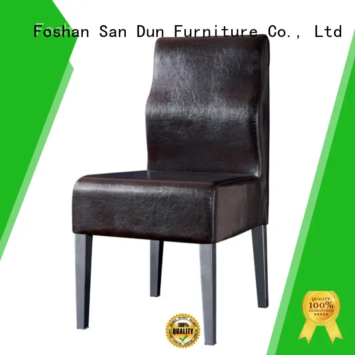 San Dun velvet light wood dining chairs China for wedding 1