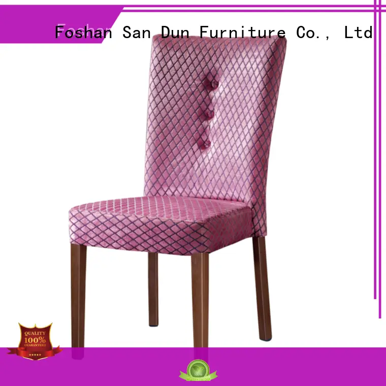 noble wood dining chairs with upholstered seats ya014 for dining San Dun 1