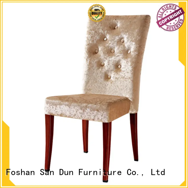 San Dun wood upholstered dining chairs ya037 for hotel 1