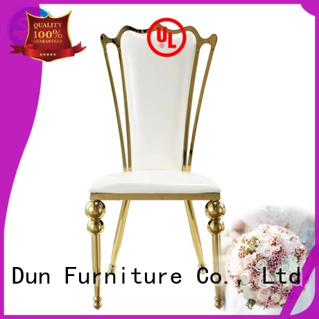 gold metal chair bride for hotel San Dun 1