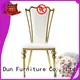 gold metal chair bride for hotel San Dun 1