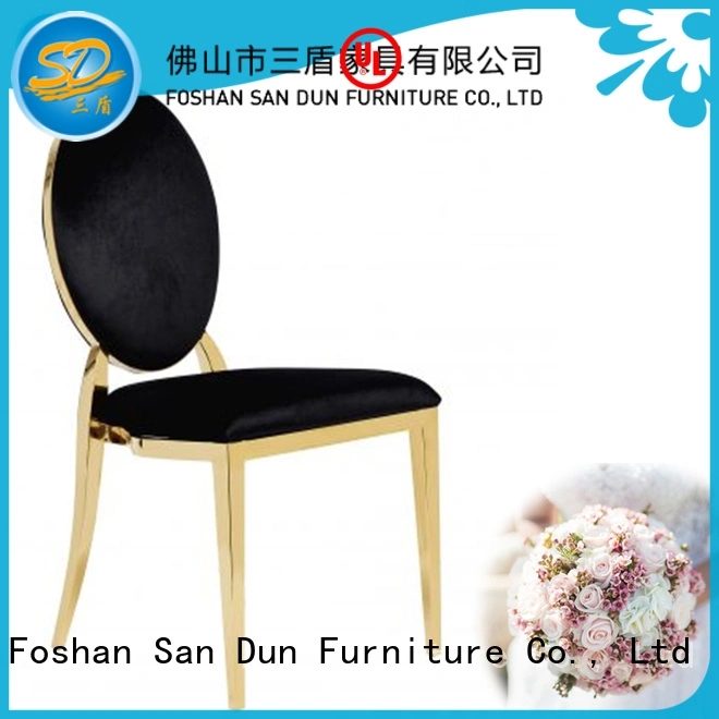 gold metal chair ballroom for restaurant San Dun 1