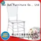OUTDOOR WEDDING PARTY RESIN CHAIR CLEAR HOTEL BALLROOM CHAIR YRC-009 1