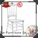 CLEAR CRYSTAL CHAIR LUXURY PARTY RESIN NAPOLEON CHAIR YRC-011 1
