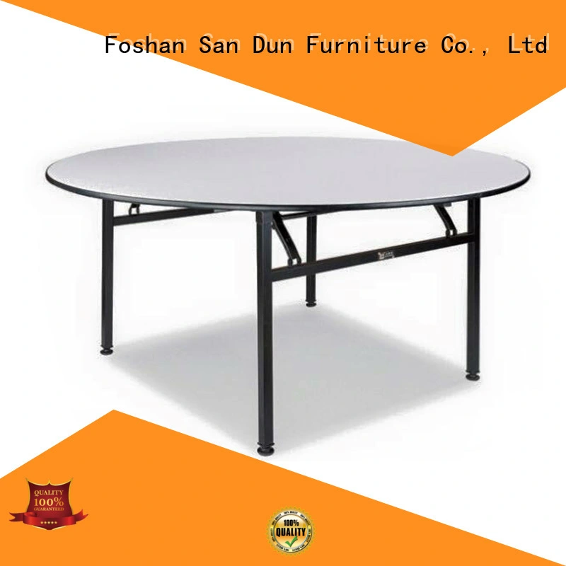 Round Folding Laminate  Table For Hotel  Banquet Restaurant YF-001 1