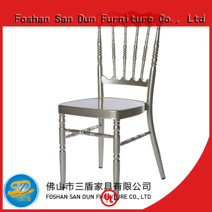 White Hotel Napoloen Aluminum Chair For Party Event Restaurant YC-014 1