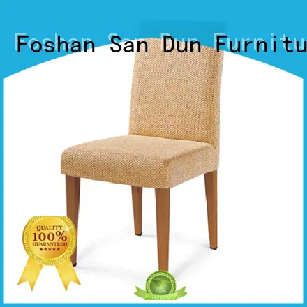 DETACHABLE FABRIC UPHOLSTERED RESTAURANT WOODEN CHAIR #YA-002 1