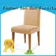 DETACHABLE FABRIC UPHOLSTERED RESTAURANT WOODEN CHAIR #YA-002 1
