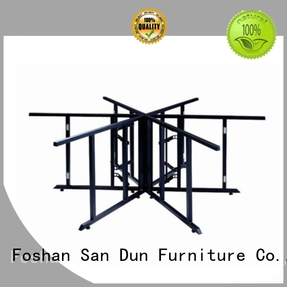 Strong Heavy-duty Design Folding Metal Frame Table Base YF-008 1