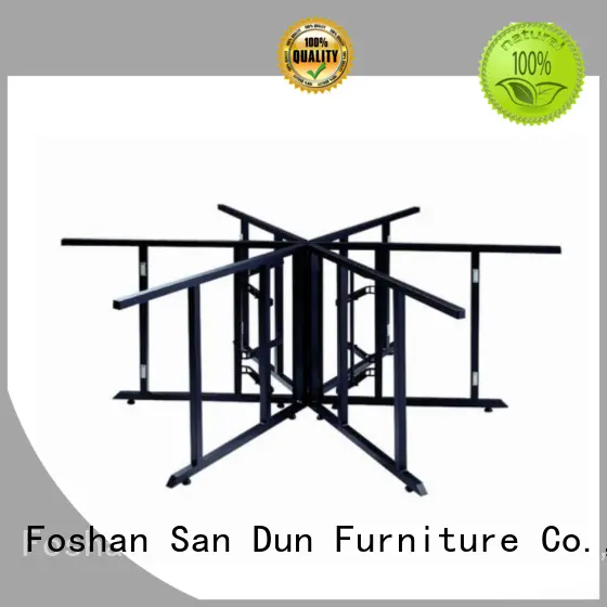 Strong Heavy-duty Design Folding Metal Frame Table Base YF-008 1