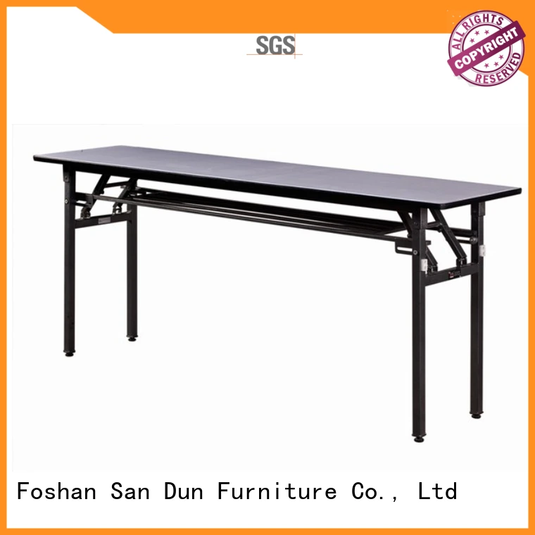 White PVC Folding Table Meeting Room Rectangular Training Table YF-011 1