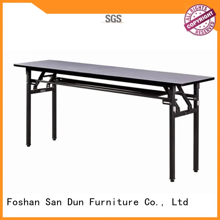 White PVC Folding Table Meeting Room Rectangular Training Table YF-011 1