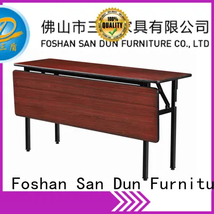 Hotel Conference Meeting Room Folding Table With Wooden Panel YF-012B 1