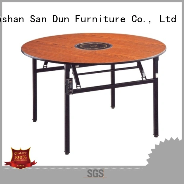Round  Hot Pot Table Laminate  Folding  Restaurant Table YF-018 1