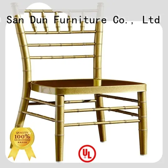 Hotel Banquet Chair Aluminum Tiffany Chair With Detachable Cushion YC-002 1