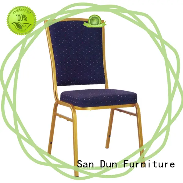 San Dun brushed steel dining chairs best supplier for church 1