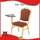 factory price steel chair with cushion best manufacturer for restaurant 1