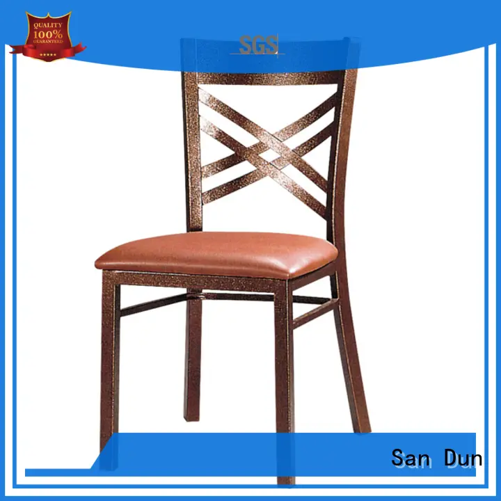 San Dun best steel chair for restaurant factory direct supply for church 1